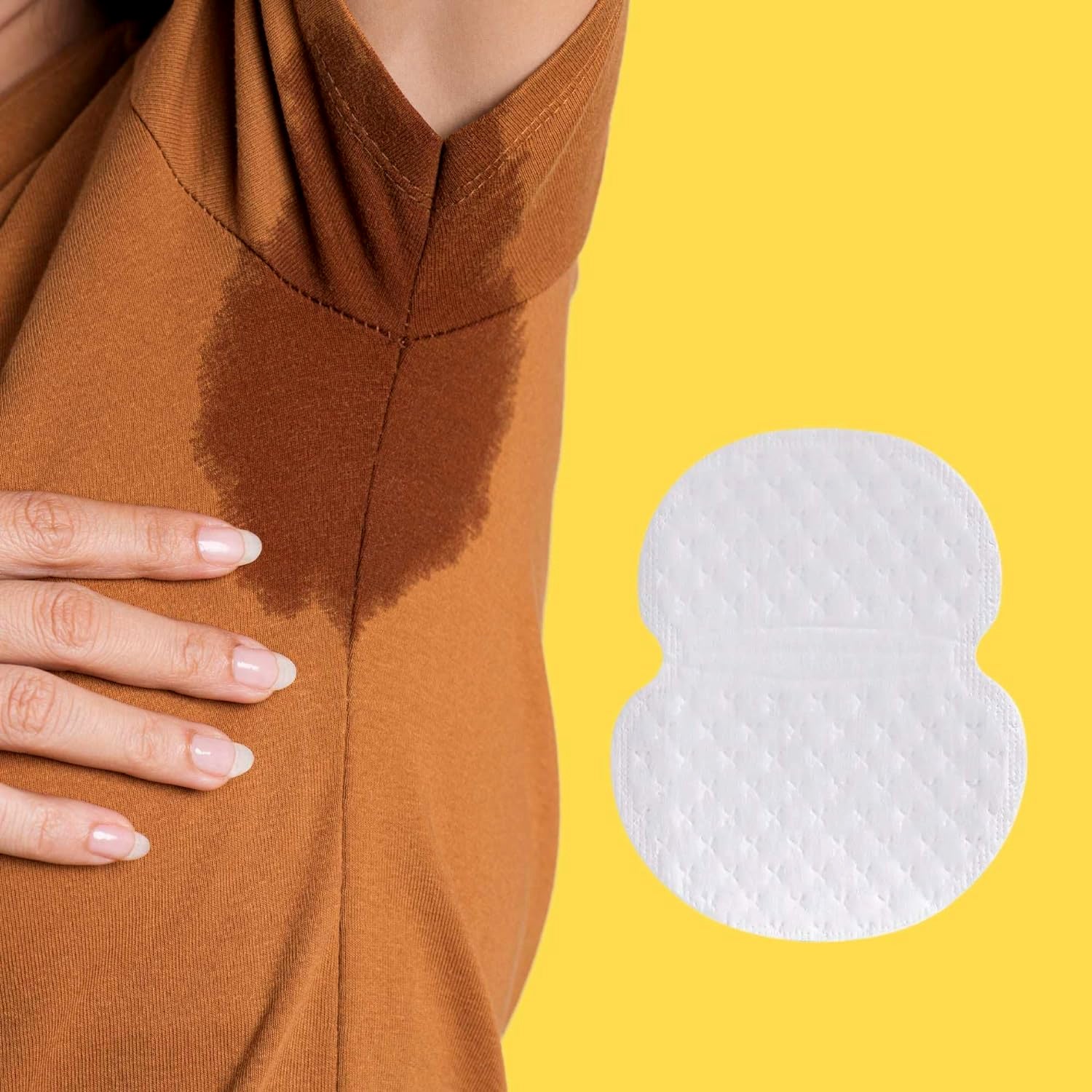 Underarms Sweat Pads Disposable Highly Absorbent Pads Cotton Anti-Allergic Anti Bacteria Anti Smell Underarm Perspiration Pad For Men And Women (Pack of 10) Underarms Sweat Pads Disposable Highly Absorbent Pads Cotton Anti-Allergic Anti Bacteria Anti Smell Underarm Perspiration Pad For Men And Women (Pack of 10)